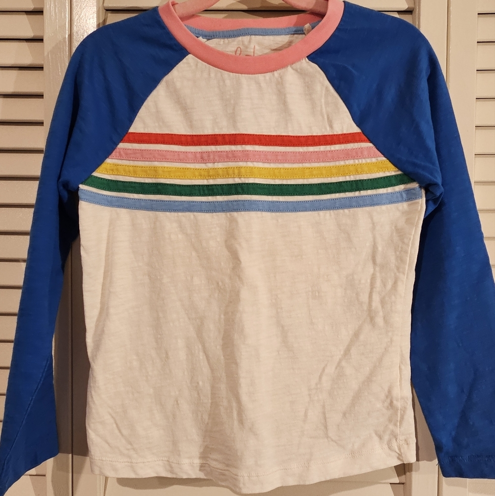 Mini Boden Girls Raglan T-shirt, Size